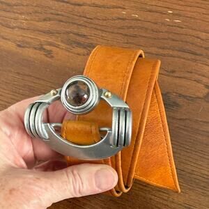 Fahrenheit New York Connie Bates Leather Belt